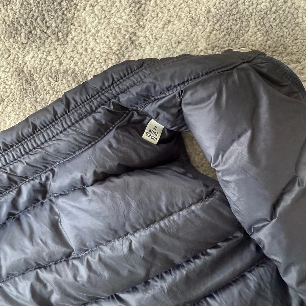 Moncler Kids Night Blue Puffer Vest - Size 2